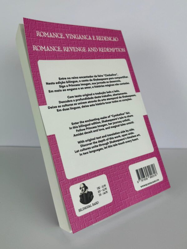 Cimbelino - Cymbeline Portuguese English Bilingual Edition Back