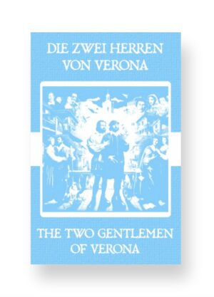 Die Zwei Herren von Verona - The Two Gentlemen of Verona German English Bilingual Edition Cover