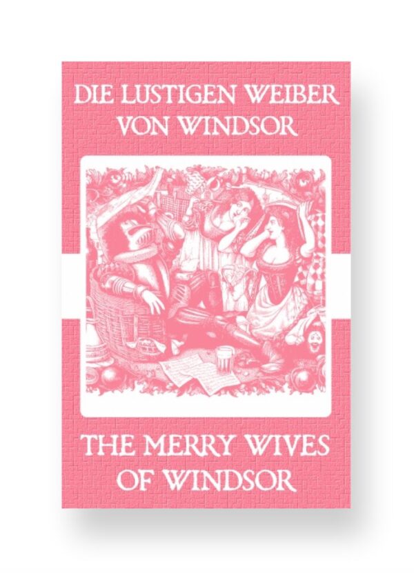 Die lustigen Weiber von Windsor - The Merry Wives of Windsor German English Bilingual Edition Cover