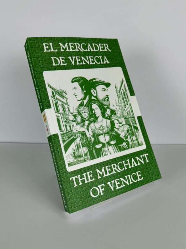 El Mercader de Venecia - The Merchant of Venice Spanish English Bilingual Edition Front