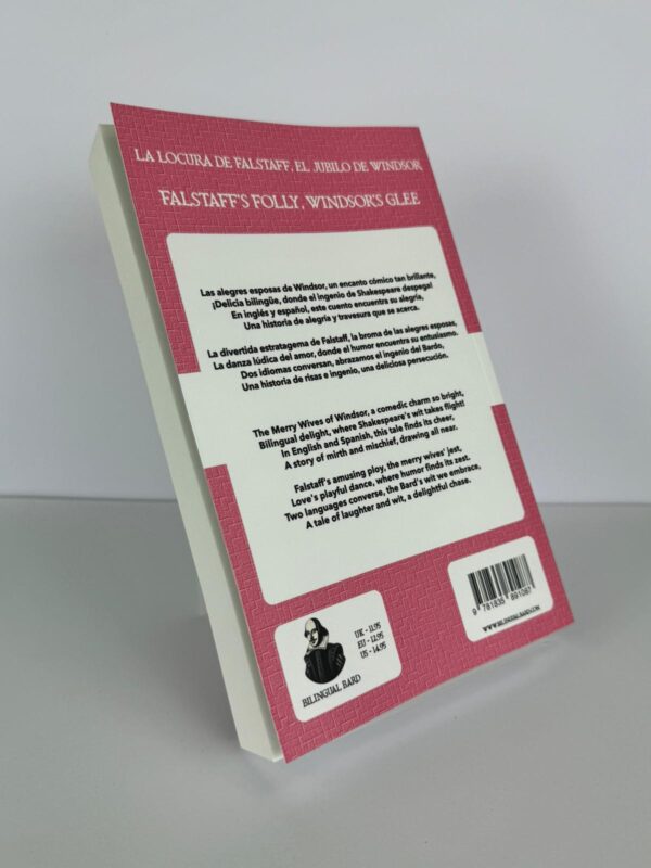 Las Alegres Comadres de Windsor - The Merry Wives of Windsor Spanish English Bilingual Edition Back