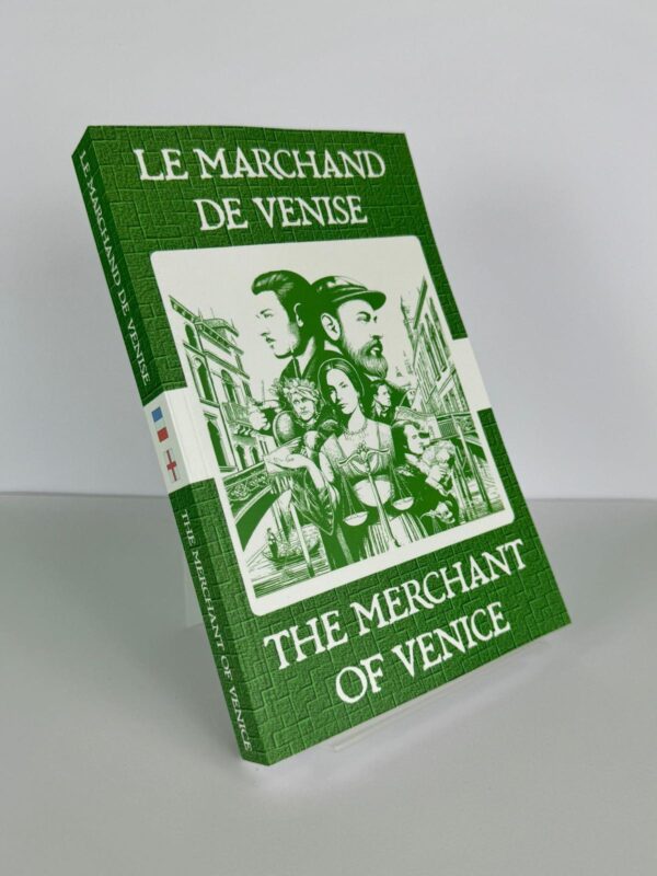 Le Marchand de Venise - The Merchant of Venice French English Bilingual Edition Front