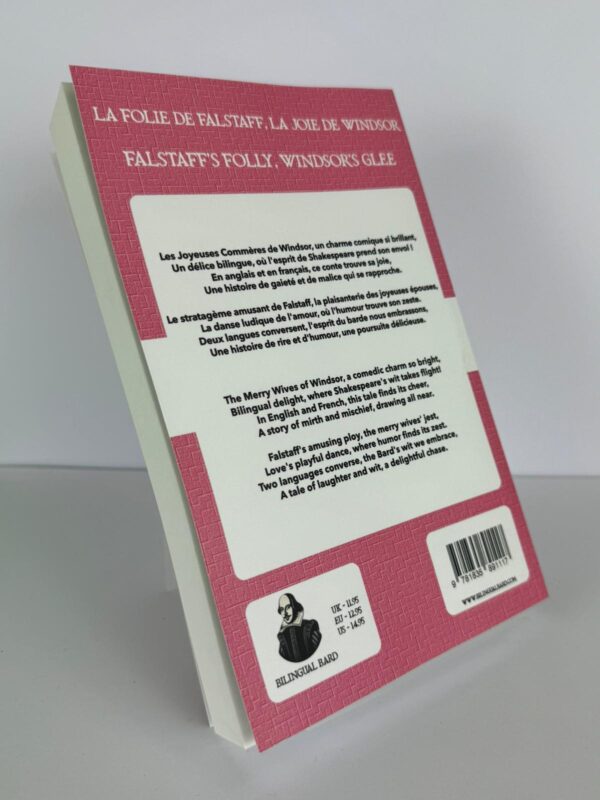 Les Joyeuses Commères de Windsor - The Merry Wives of Windsor French English Bilingual Edition Back