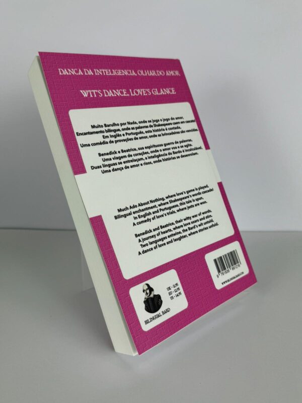 Muito Barulho por Nada - Much Ado About Nothing Portuguese English Bilingual Edition Back