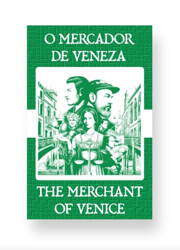 O Mercador de Veneza - The Merchant of Venice Portuguese English Bilingual Edition Cover