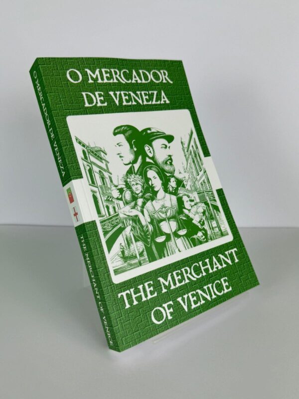 O Mercador de Veneza - The Merchant of Venice Portuguese English Bilingual Edition Front