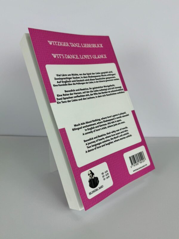 Viel Lärm um Nichts - Much Ado About Nothing German English Bilingual Edition Back